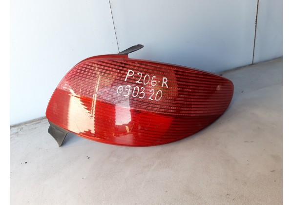 Ліхтар задній правий Peugeot 206, 6351P1